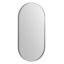 Modern 91cm Oblong Aluminium Wall Mirror
